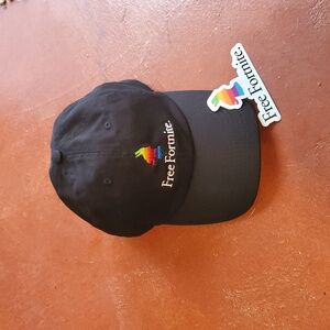 RARE "FREE FORTNITE" Hat & Sticker